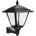 RAB HTG-SWMB Heritage Square Outdoor Wall Sconce – 60W-120W Selectable – Type III/Type V Distribution – 3000K/4000K/5000K Selectable – 5089-15401 Lumens – 120-277V – Black Finish
