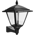 RAB HTG-SWMB/480/MVS Heritage Square Outdoor Wall Sconce – 60W-120W Selectable – Type III/Type V Distribution – 3000K/4000K/5000K Selectable – 5089-15401 Lumens – 480V – Multi-Level Motion Sensor – Black Finish