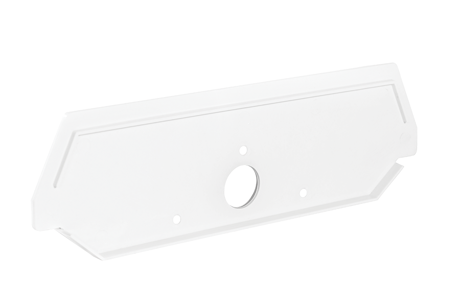 RAB GUS JCAP GUS Surface Wrap Joiner Bracket Kit – Includes Mounting Screws – White Finish – For 2ft and 4ft GUS Surface Wrap Fixtures