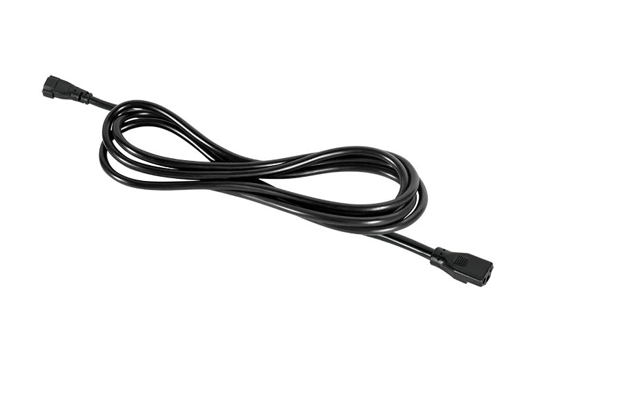 RAB KJC24B KNOOK 24in Jumper Cable Accessory – Fixture to Fixture Connection – 105° Connector – Black Finish