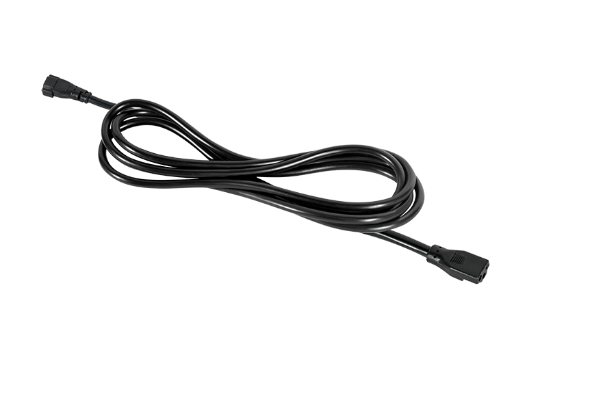 RAB KJC72B KNOOK 72in Jumper Cable Accessory – Fixture to Fixture Connection – 105° Connector – Black Finish