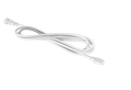 RAB KJC6W KNOOK 6in Jumper Cable Accessory – Fixture to Fixture Connection – 105° Connector – White Finish