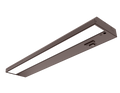 RAB KNOOKFA16 KNOOK Field-Adjustable LED Under Cabinet Light – 16" – 9W – Selectable 2700K/3000K/3500K/4000K/5000K – 351-796 Lumens – 120V – Brown Finish