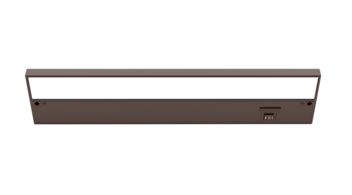 RAB KNOOKFA16 KNOOK Field-Adjustable LED Under Cabinet Light – 16" – 9W – Selectable 2700K/3000K/3500K/4000K/5000K – 351-796 Lumens – 120V – Brown Finish