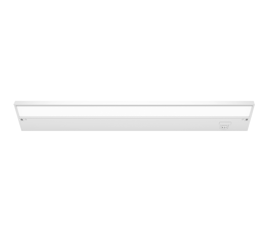 RAB KNOOKFA24W KNOOK Field-Adjustable LED Under Cabinet Light – 24" – 13W – Selectable 2700K/3000K/3500K/4000K/5000K – 540-1219 Lumens – 120V – White Finish