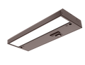 RAB KNOOKFA8 KNOOK Field-Adjustable LED Under Cabinet Light – 8" – 4W – Selectable 2700K/3000K/3500K/4000K/5000K – 164-353 Lumens – 120V – Brown Finish