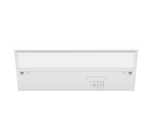 KNOOK Field-Adjustable LED Under Cabinet Light – 8" – 4W – Selectable 2700K/3000K/3500K/4000K/5000K – 164-353 Lumens – 120V – White Finish