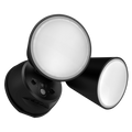 RAB L2XB LUMINATOR Dual Head Flood Light – 20W – Selectable 3000K/4000K/5000K – 2000-2094 Lumens – 120V – No PIR Sensor – Black Finish