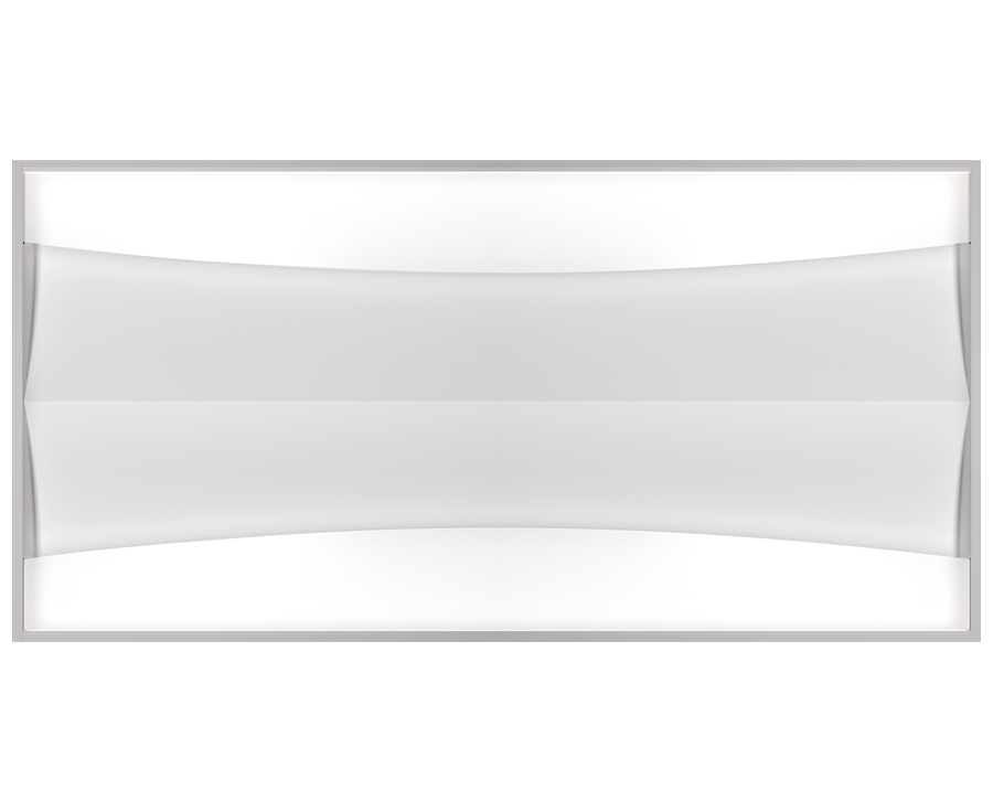 RAB SWISHFA-EDGE2X4-840U/E2 SWISHFA Edge-Lit LED Troffer – 2x4 – Selectable 29W/39W/49W – 4000K – 4991 Lumens – 120-277V – Emergency Battery Backup