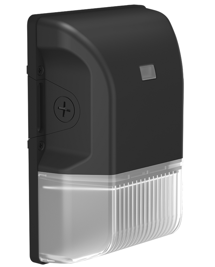 RAB BRISK17FA30 Field-Adjustable Wall Pack – 30W – Selectable 3000K/4000K/5000K – 3947-4362 Lumens – 120-277V – Integrated Photocell – Bronze Finish