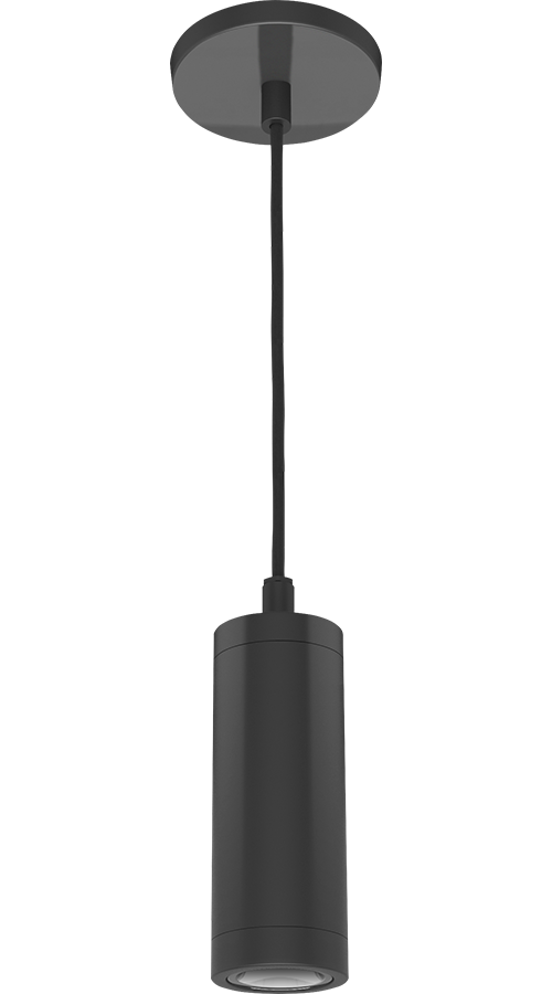 RAB CDLED2PC-10W-40D940-Z CDLED 2" Pendant Cylinder Light – Cord Mount – 10W – 4000K – 40° Beam Angle – 755 Lumens – 120-277V – Bronze Finish