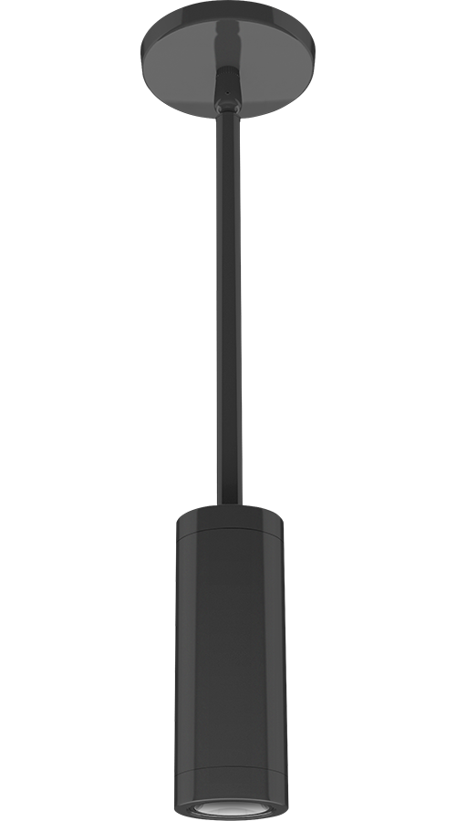 RAB CDLED2PS-10W-WW927-Z CDLED 2" Pendant Cylinder Light – Stem Mount – 10W – 2700K – Wide Beam – 699 Lumens – 120-277V – Bronze Finish