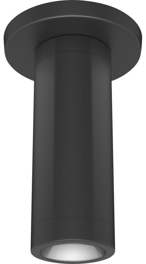 RAB CDLED2S-10W-20D940-Z CDLED 2" Surface Mount Cylinder Light – 10W – 4000K – 20° Beam Angle – 630 Lumens – 120-277V – Bronze Finish