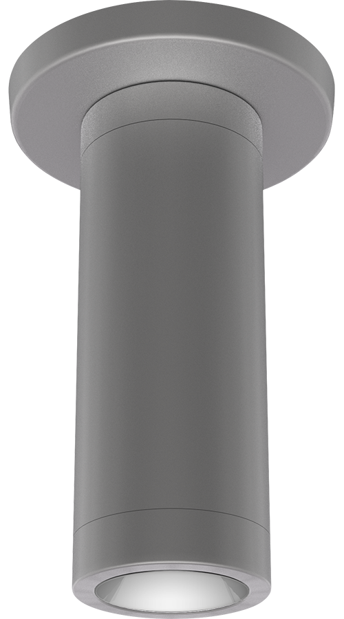 RAB CDLED2S-10W-20D927-S CDLED 2" Surface Mount Cylinder Light – 10W – 2700K – 20° Beam Angle – 583 Lumens – 120-277V – Silver Finish