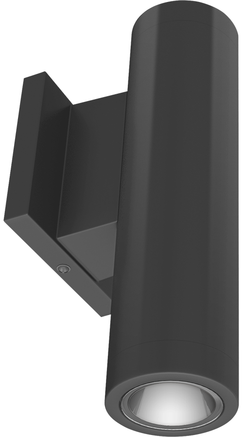 RAB CDLED2W-20W-20D940-Z CDLED 2" Wall Mount Up/Down Cylinder Light – 20W – 4000K – 20° Beam Angle – 1513 Lumens – 120-277V – Bronze Finish