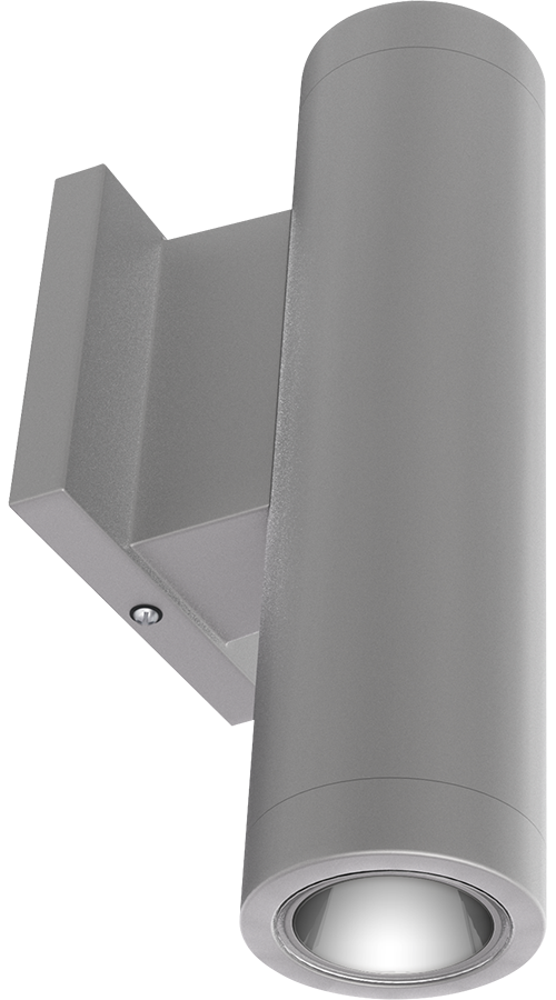 RAB CDLED2WD-10W-30D940-S CDLED 2" Wall Mount Downlight Cylinder Light – 10W – 4000K – 30° Beam Angle – 755 Lumens – 120-277V – Silver Finish