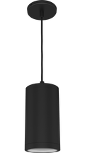 RAB CDLED4PC-20W-50D940-K CDLED 4" Pendant Cylinder Light – Cord Mount – 20W – 4000K – 50° Beam Angle – 1853 Lumens – 120-277V – Black Finish