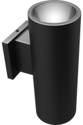 RAB CDLED4WU-20W-80D950-K CDLED 4" Wall Mount Uplight Cylinder Light – 20W – 5000K – 80° Beam Angle – 1843 Lumens – 120-277V – Black Finish