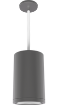 RAB CDLED6PC-26W-50D950-S CDLED 6" Pendant Cylinder Light – Cord Mount – 26W – 5000K – 50° Beam Angle – 2491 Lumens – 120-277V – Silver Finish