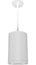 RAB CDLED6PC-20W-50D950-W CDLED 6" Pendant Cylinder Light – Cord Mount – 20W – 5000K – 50° Beam Angle – 1853 Lumens – 120-277V – White Finish