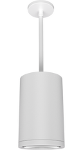 RAB CDLED6PS-20W-80D927-W CDLED 6" Pendant Cylinder Light – Stem Mount – 20W – 2700K – 80° Beam Angle – 1577 Lumens – 120-277V – White Finish