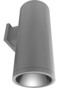 RAB CDLED6WD-20W-50D927-S CDLED 6" Wall Mount Downlight Cylinder Light – 20W – 2700K – 50° Beam Angle – 1577 Lumens – 120-277V – Silver Finish