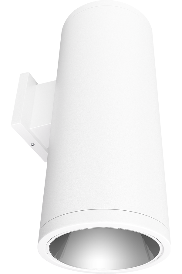 RAB CDLED6WD-26W-50D927-W CDLED 6" Wall Mount Downlight Cylinder Light – 26W – 2700K – 50° Beam Angle – 2120 Lumens – 120-277V – White Finish