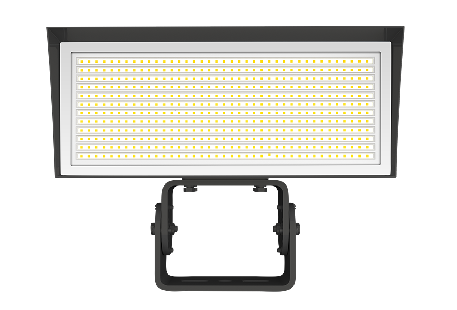 RAB FFLEDLYT FFLED Field-Adjustable Large LED Flood Light – 120W/180W/230W Selectable – 3000K – 17411-36140 Lumens – 120-277V – Trunnion Mount – Bronze Finish