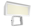 RAB FFLEDLYTW/7PR FFLED Field-Adjustable Large LED Flood Light – 120W/180W/230W Selectable – 3000K – 17411-36140 Lumens – 120-277V – NEMA 7-Pin Receptacle – Trunnion Mount – White Finish