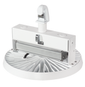 RAB HAYBAY150/D10/E2 HAYBAY High Bay – 150W – 5000K – 23195 Lumens – 120-277V – 0-10V Dimmable – Emergency Battery Backup – White Finish