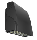 RAB SLIM17FA15ADJ SLIM17 Field-Adjustable Wall Pack – 15W – Selectable 3000K/4000K/5000K – 1761-1904 Lumens – 120-277V – Integrated Photocell – Adjustable Light Engine – Bronze Finish
