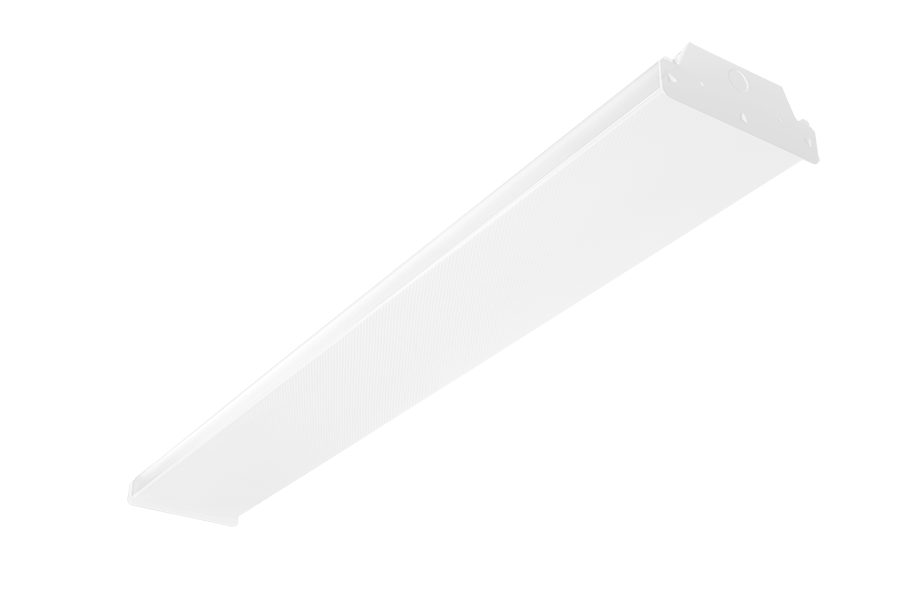 RAB GUSJR4/E GUS JR Field-Adjustable LED Wrap Light – 4ft – Selectable 20W/30W/40W – Selectable 3500K/4000K/5000K – 2883-5540 Lumens – 120-277V – Emergency Battery Backup