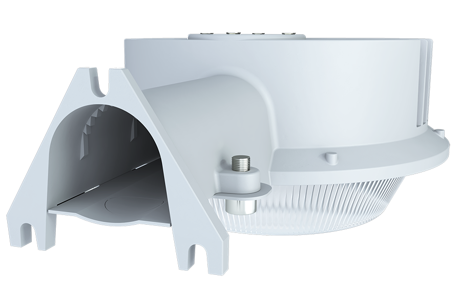 RAB YBLED YBLED LED Yard Light – Selectable 40W/50W/60W – 3000K/4000K/5000K – 5502-8728 Lumens – 120-277V – Integrated Photocell – Gray Finish