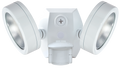 RAB SMSLES2X13YW LESLIE SMS Dual Head Bullet Flood Light – 26W – 3000K – 2538 Lumens – 120V – 80 CRI – White Finish