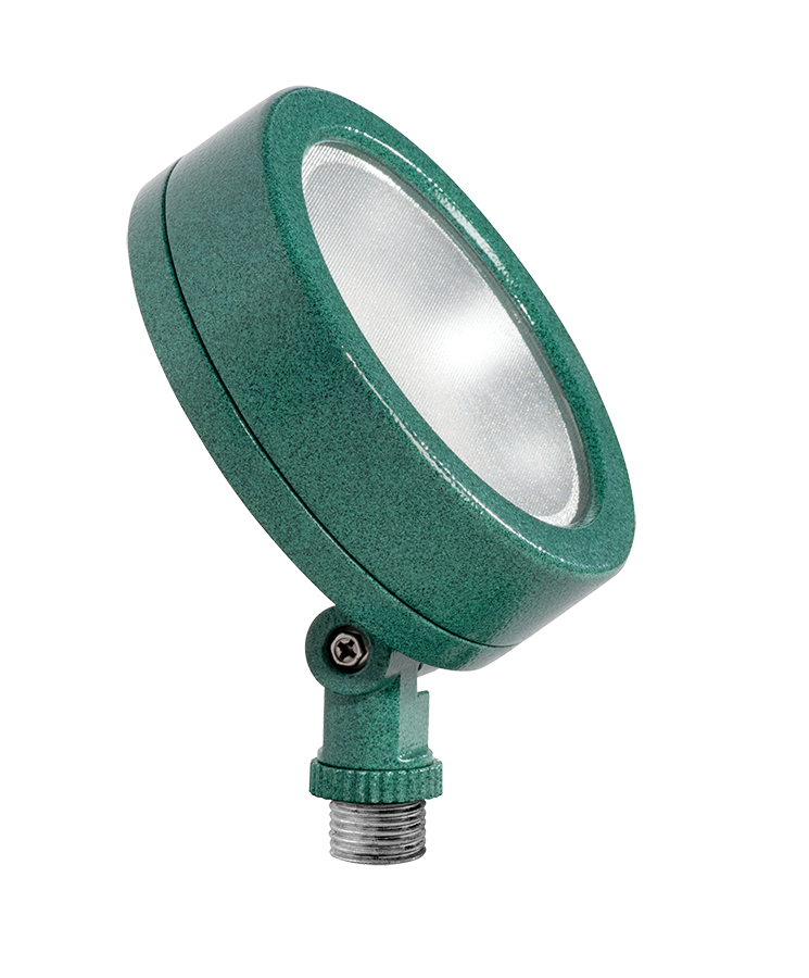 RAB LES13NVG LESLIE Bullet Flood Light – 13W – 4000K – 1347 Lumens – 120V – 80 CRI – Verde Green Finish