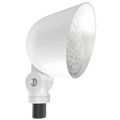 RAB LF17W L17 Field-Adjustable Landscape Light – Selectable 1W/2W/4W/5W/8W – Selectable 2700K/3000K/3500K/4000K/5000K – 179-1115 Lumens – 120V – Knuckle Mount – White Finish