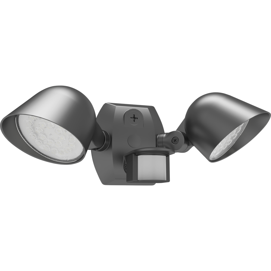 RAB LF17X2/SMS Field-Adjustable Landscape Light – Dual Head – Selectable 3W/5W/8W/10W/16W – Selectable 2700K/3000K/3500K/4000K/5000K – 358-2230 Lumens – 120V – SMS500 Mount – Bronze Finish