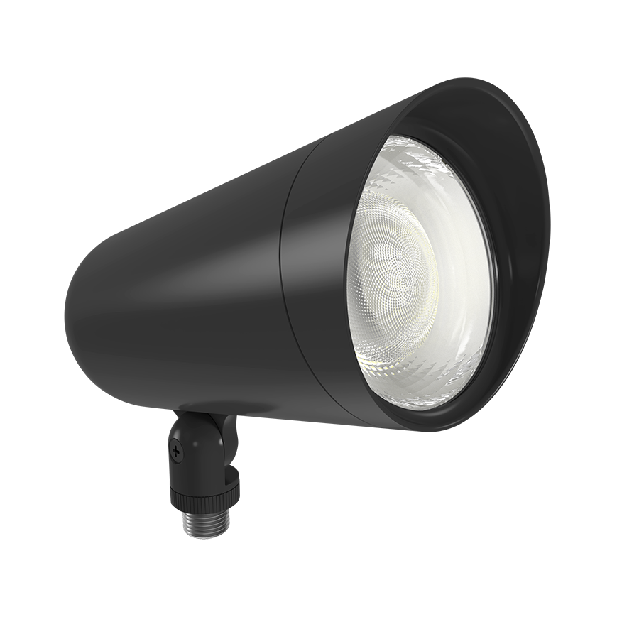 RAB LF34LYA L34 Landscape Light – Large – 22W – Amber LED – 578 Lumens – 120V – Bronze Finish