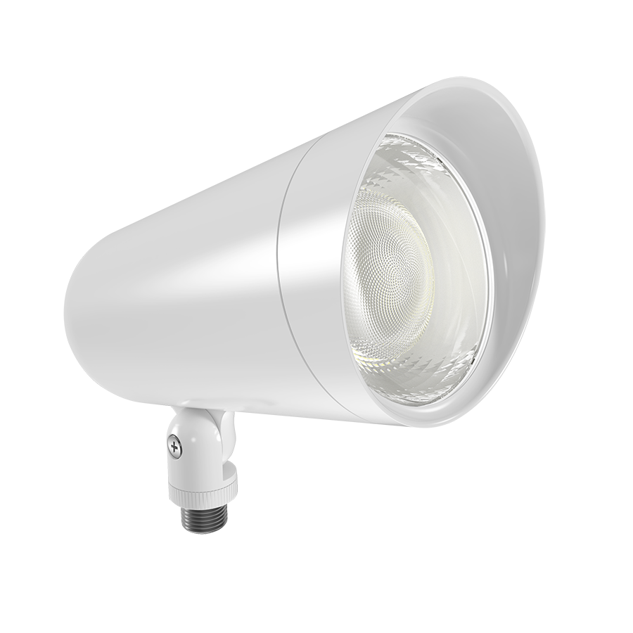 RAB LF34LW L34 CCT-Adjustable Landscape Light – Large – 33W – Selectable 2700K/3000K/3500K/4000K/5000K – 4026-4408 Lumens – 120V – White Finish