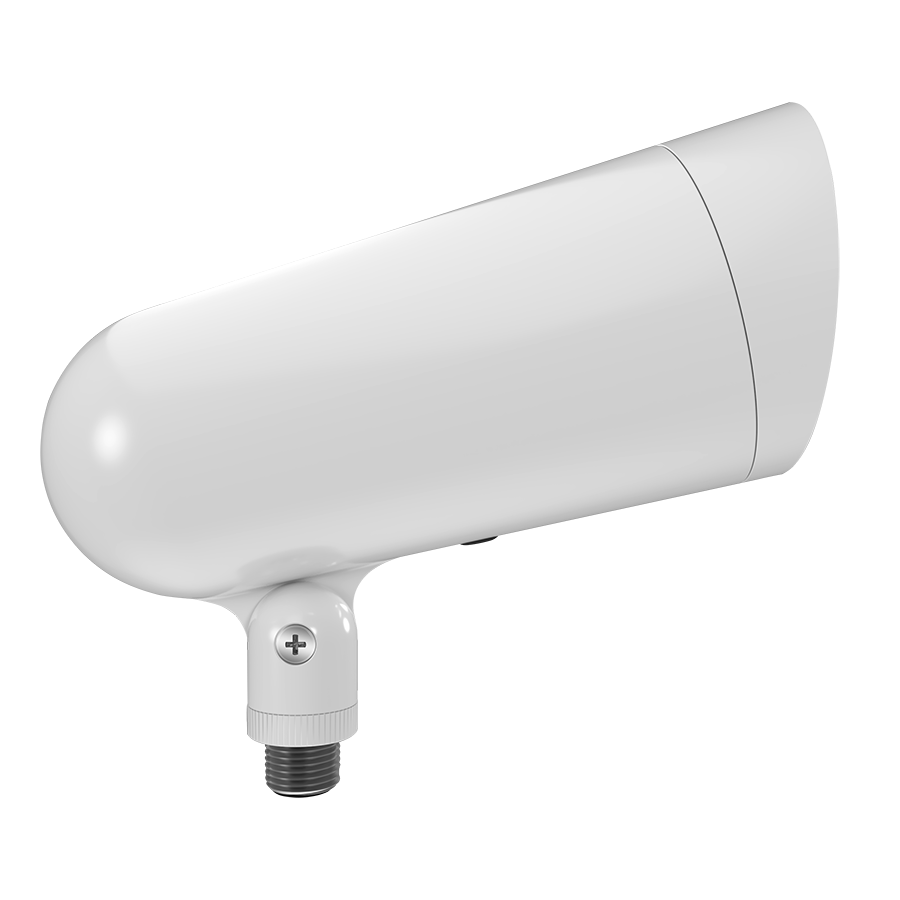 RAB LF34LYAW L34 Landscape Light – Large – 22W – Amber LED – 578 Lumens – 120V – White Finish