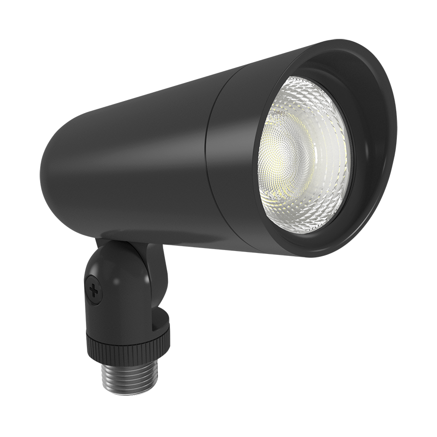RAB LF34SYA L34 Landscape Light – Small – 8W – Amber LED – 182 Lumens – 120V – Bronze Finish