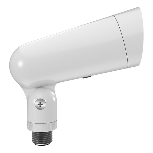 L34 Landscape Light – Small – 8W – Amber LED – 182 Lumens – 120V – White Finish