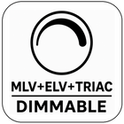 MLV + ELV + TRIAC Dimmable