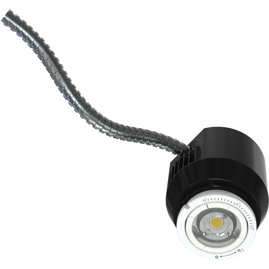 RAB ND22-12 ND22 3-Inch Modular Downlight – 12W – 3-Wattage & 5-CCT Selectable – Adjustable Beam Angle – Trimless Module – 120-277V – 600-1000 Lumens