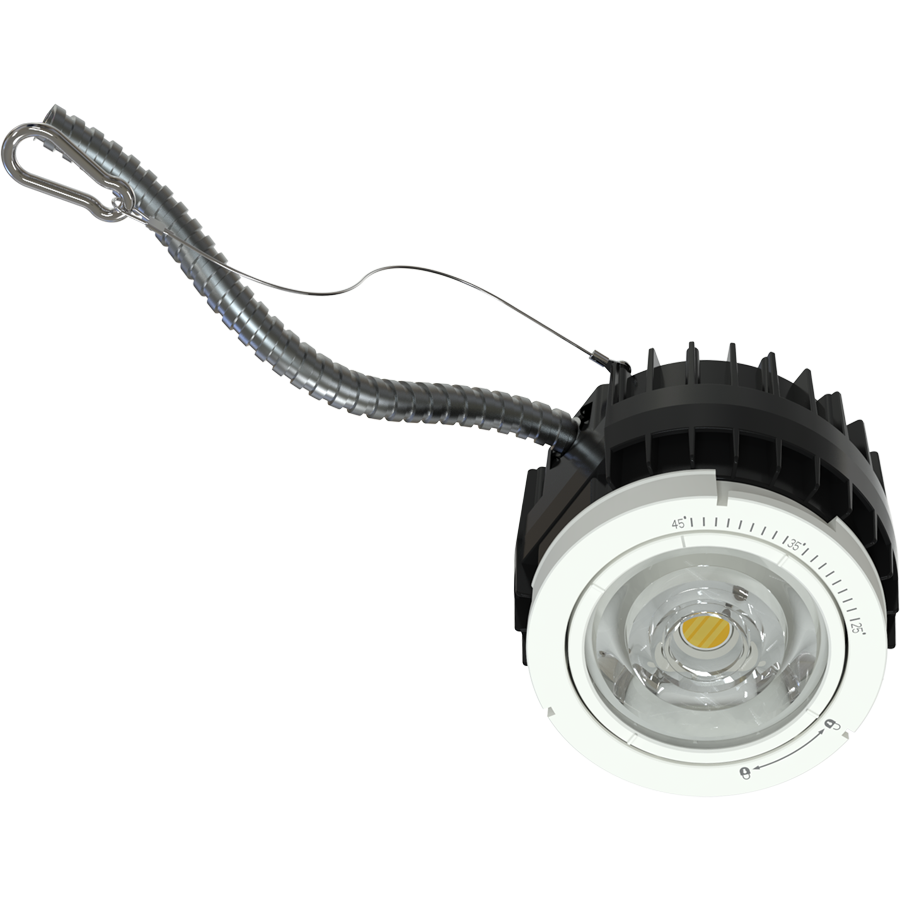 RAB ND22-20 ND22 4-Inch Modular Downlight – Selectable 20W – 3-Wattage & 5-CCT Selectable – Adjustable Beam Angle – Trimless Module – 120-277V – 1150-1800 Lumens