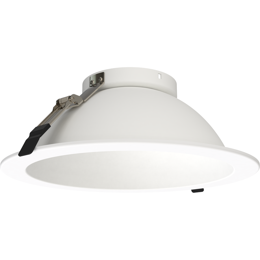 RAB ND22T-10RW ND22 10-Inch Round Trim – White Cone – White Flange