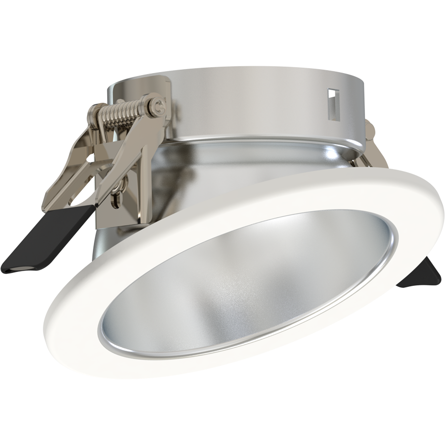 RAB ND22T-3RHW-WW ND22 3-Inch Wall Wash Trim – Haze Cone – White Flange