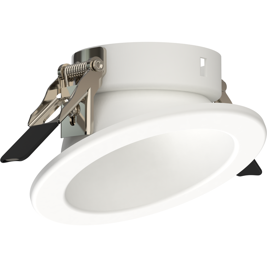 RAB ND22T-3RW-WW ND22 3-Inch Wall Wash Trim – White Cone – White Flange