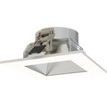RAB ND22T-3SHW ND22 3-Inch Square Trim – Haze Cone – White Flange
