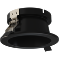 RAB ND22T-4HRB ND22 4-Inch Round Trim – Black Cone – Black Flange